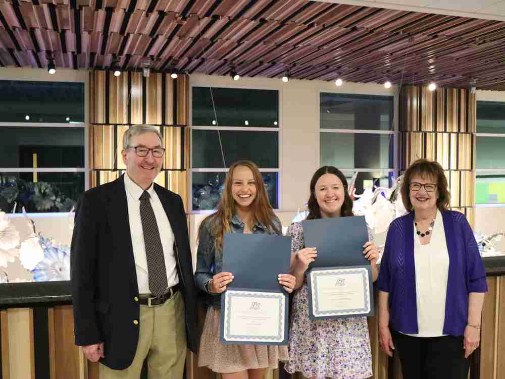 Congratulations to the 2024 Doug and Linda Woods Excellence in Athletic Training Award Scholarship Recipients Anja Whitehouse and Lacey Jajko